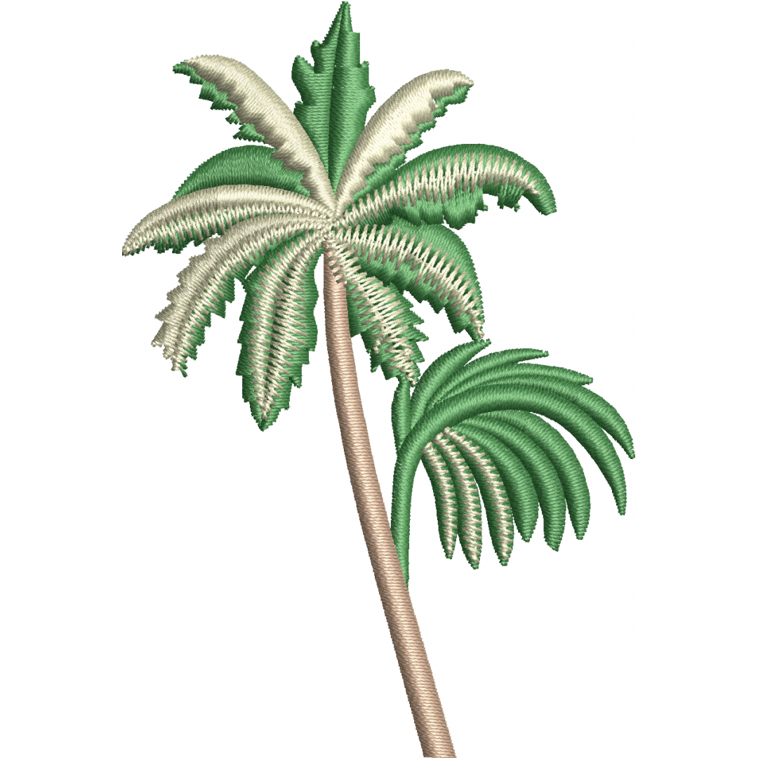 Palm tree embroidery design 34f