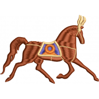Horse embroidery design 38f