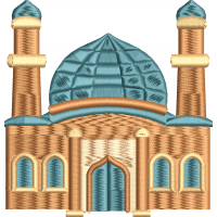 Mosque embroidery design