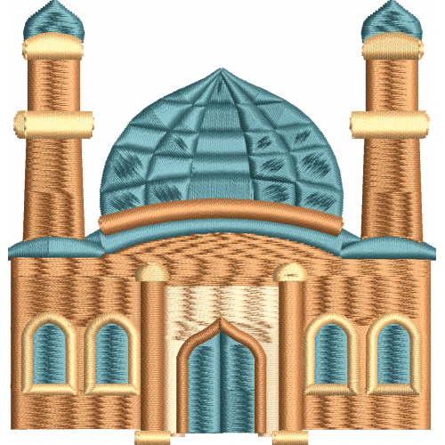 Mosque embroidery design