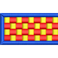Checkered Border embroidery design
