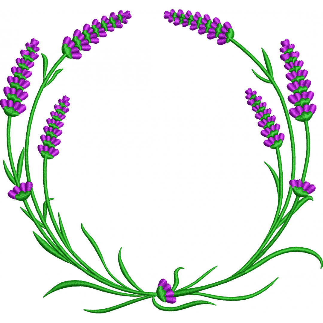 Wreath 105f lavender