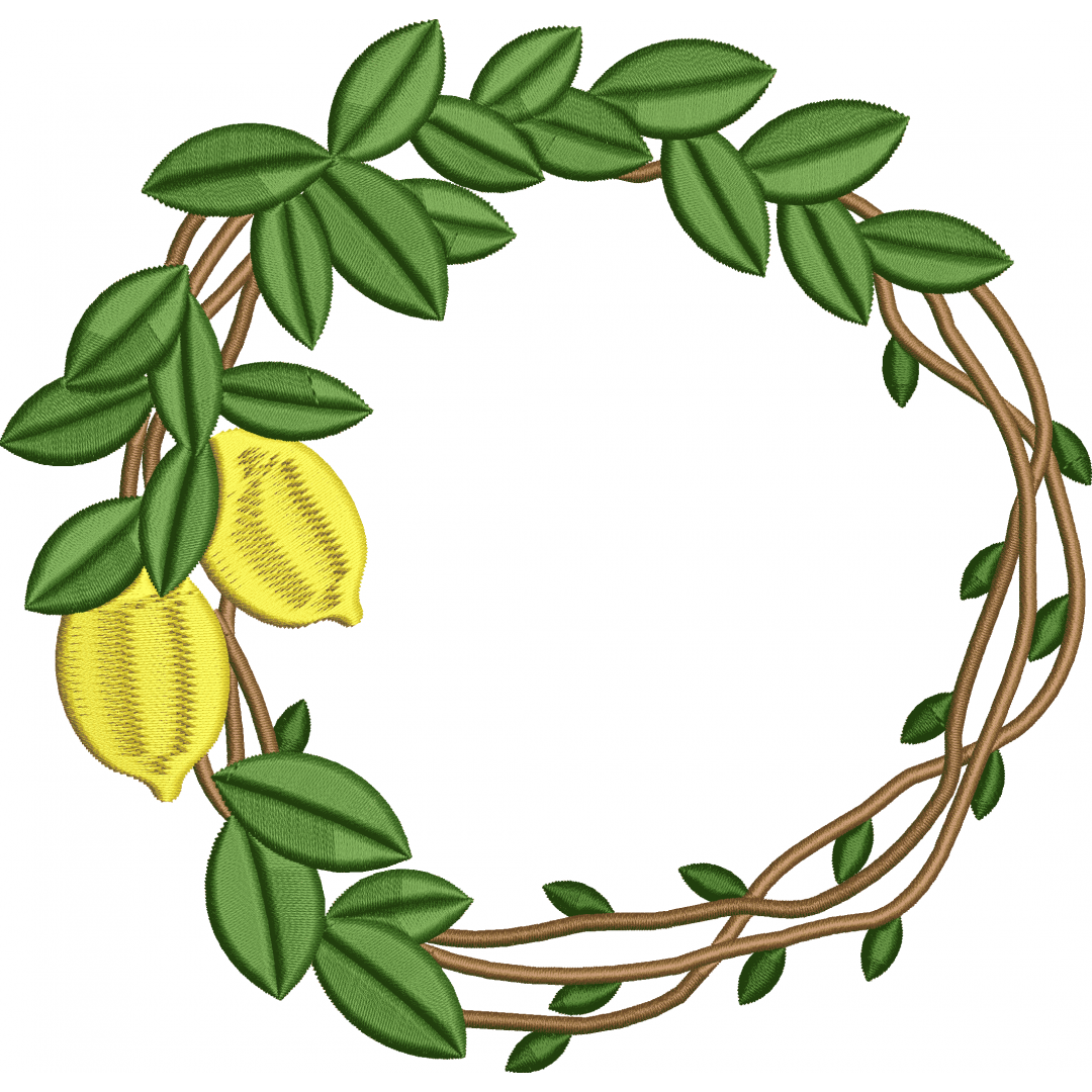 Wreath 118f lemon
