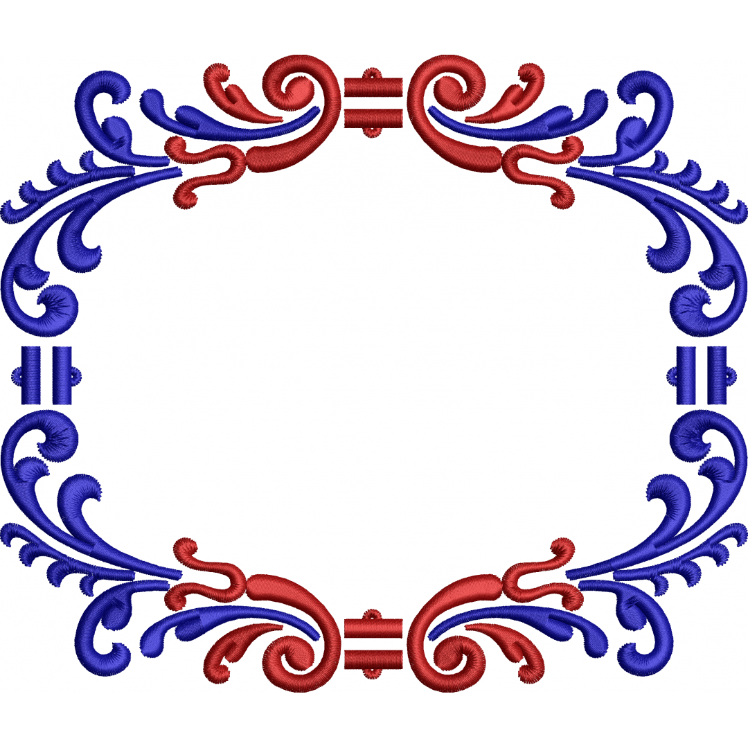Maraş wreath embroidery design 233f