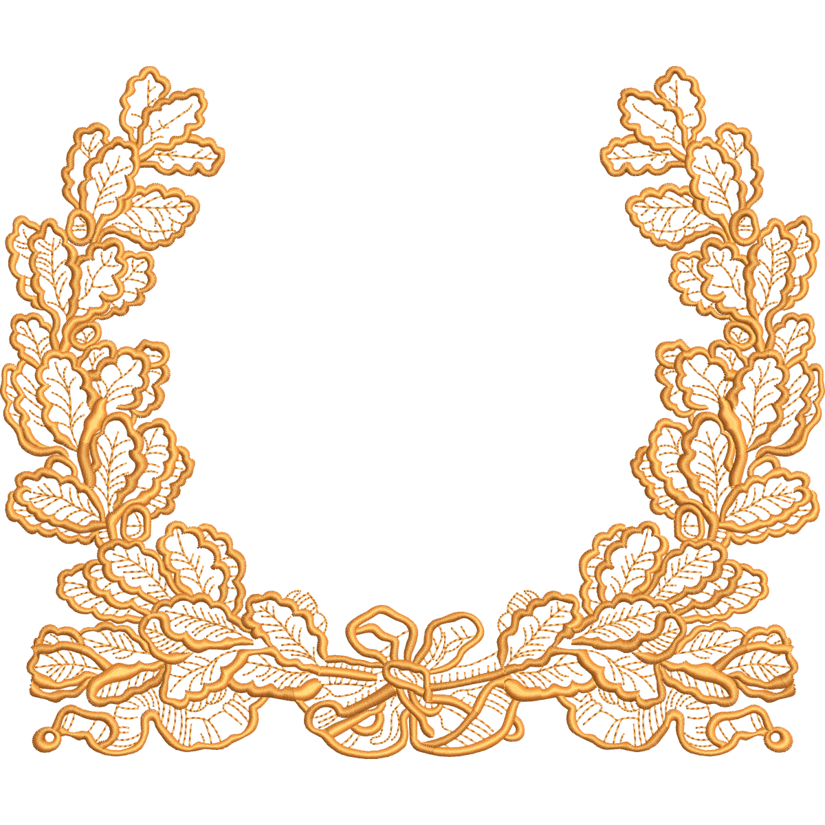 Wreath embroidery design 252f
