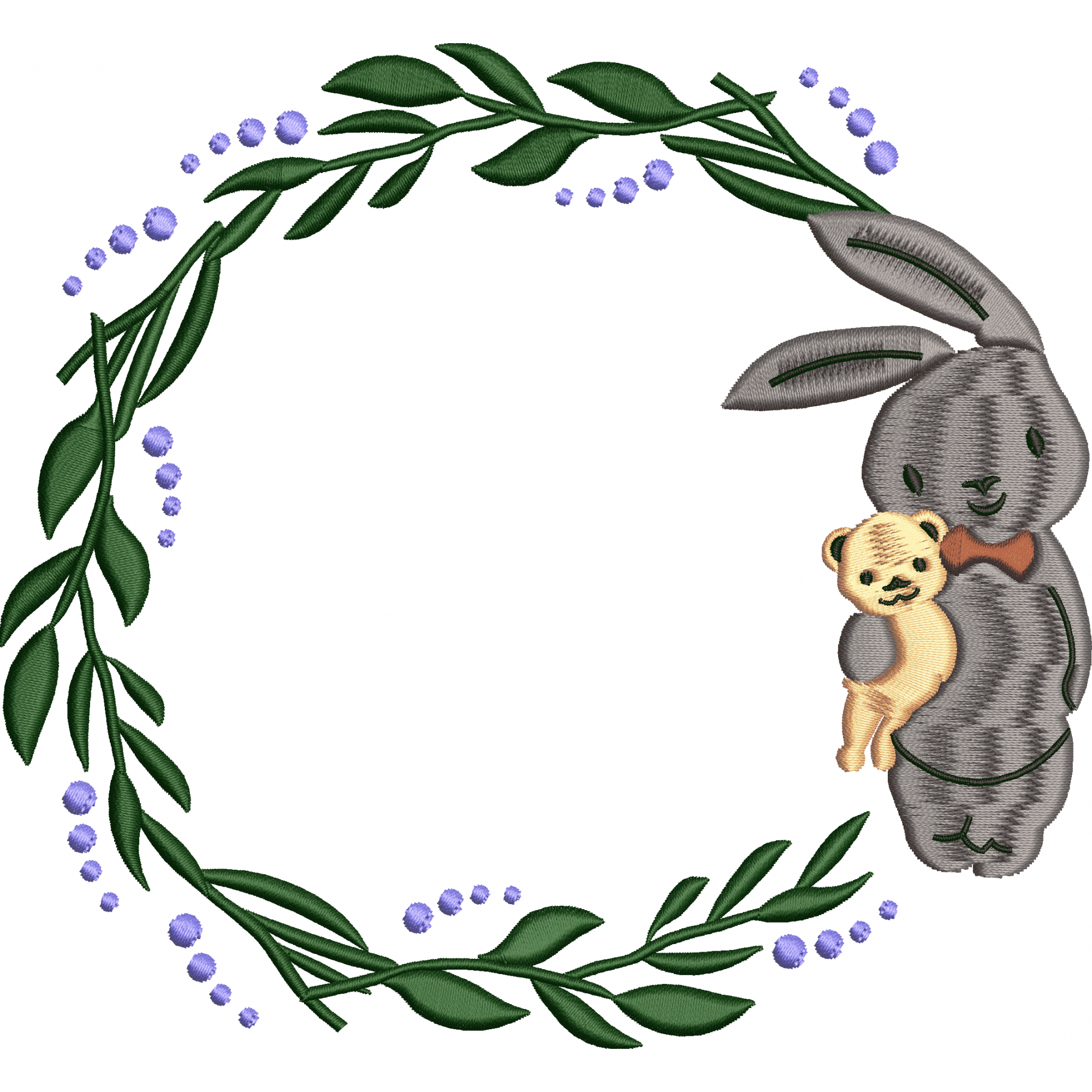 Wreath 52f rabbit spike