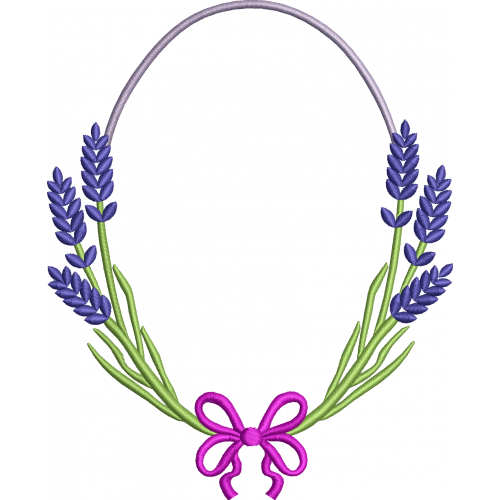 Wreath 75f lavender