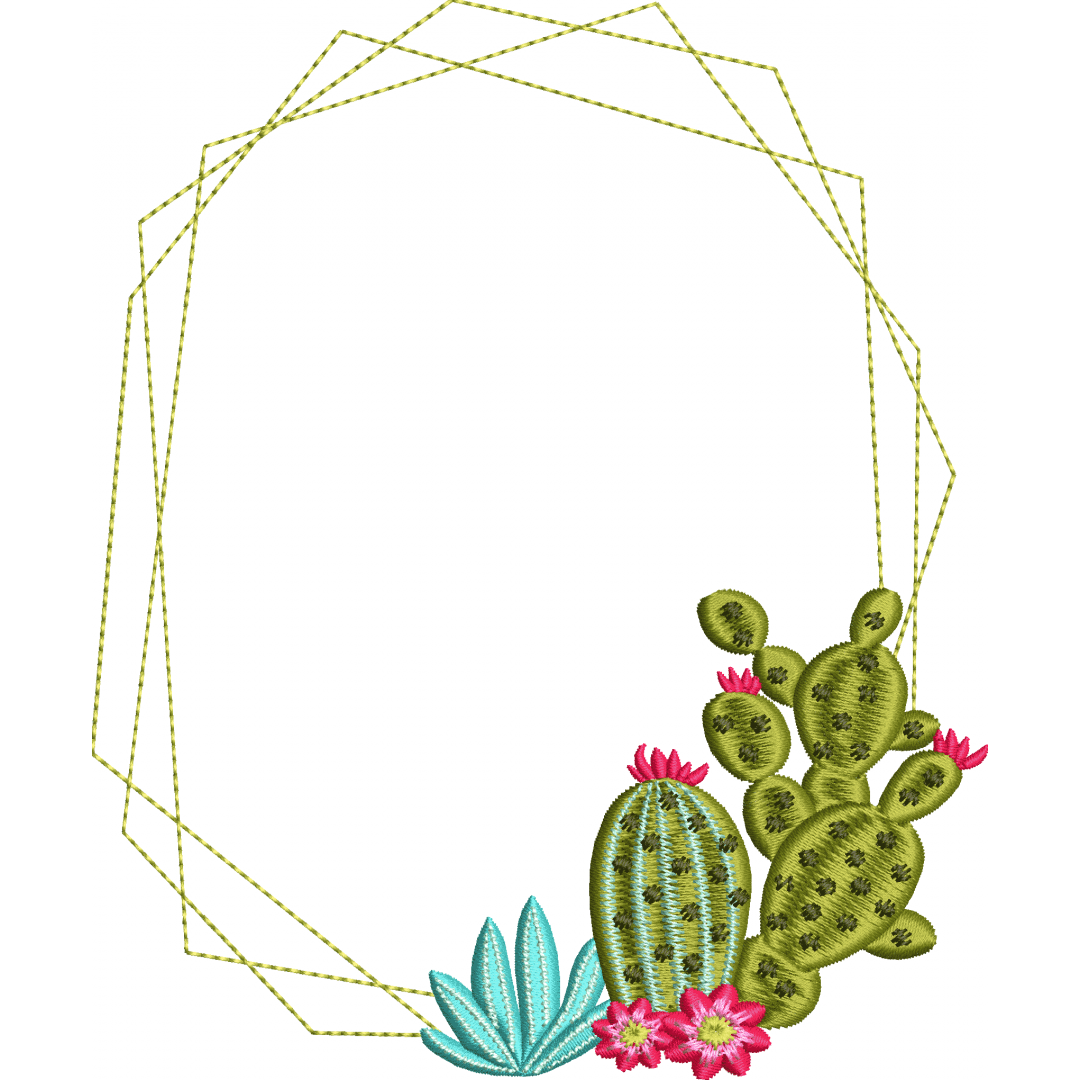 Wreath 89f with cactus thorns