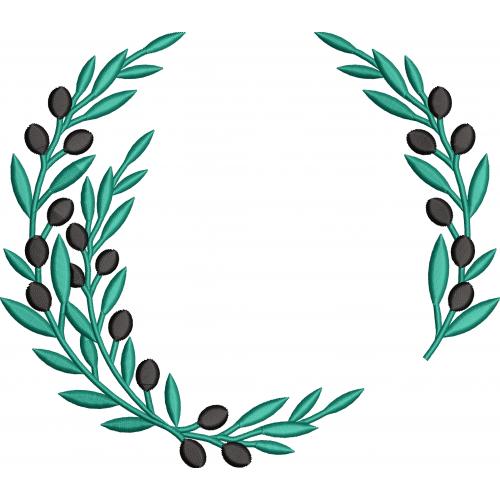 Wreath 95f olive branch