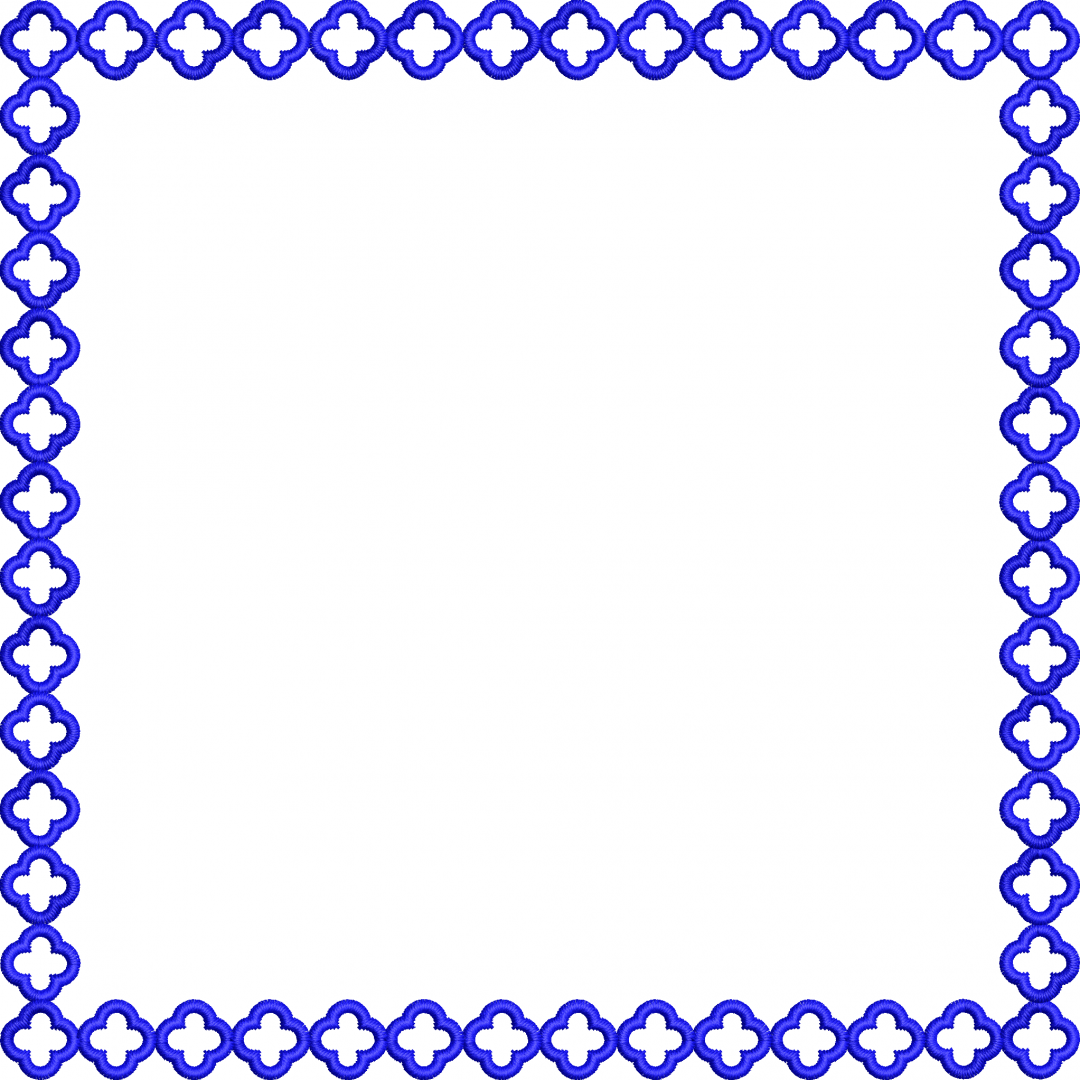 Frame 18f frame pattern square single row