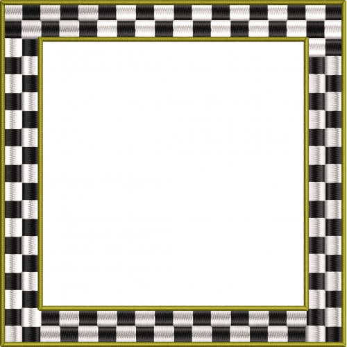 Frame 61f checkered square