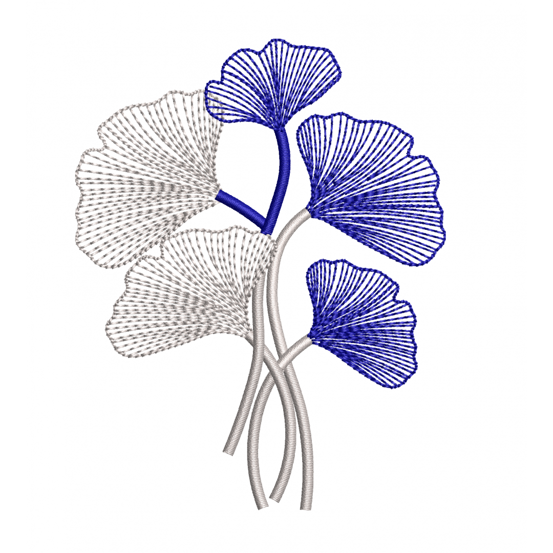 Flower embroidery design 162f