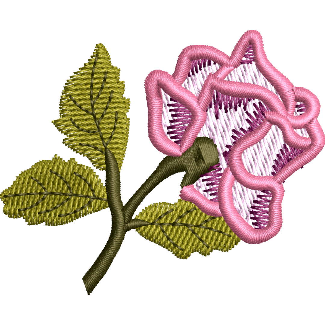 Flower embroidery design 199f