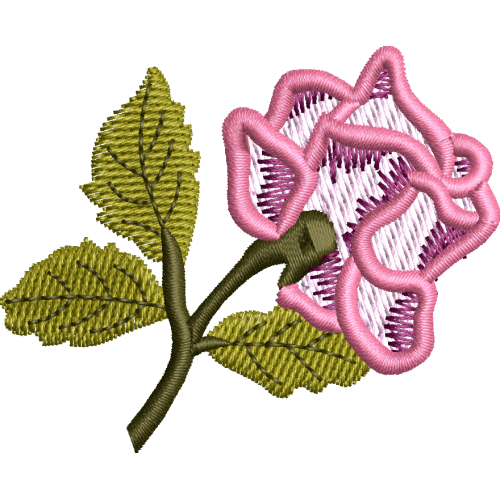 Flower embroidery design 199f