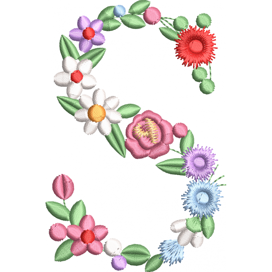 The flowery letter 1f S