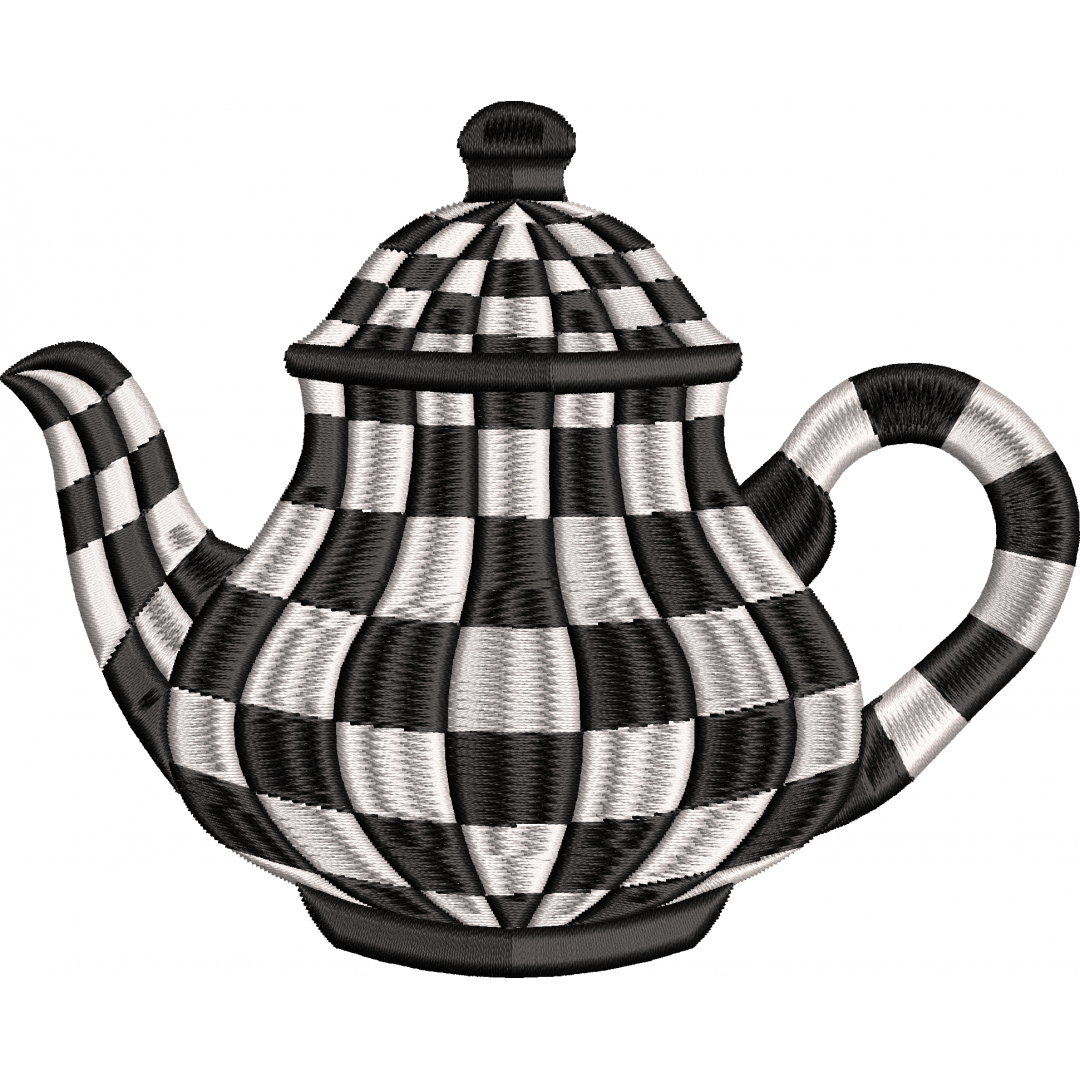 Teapot 4f checkered