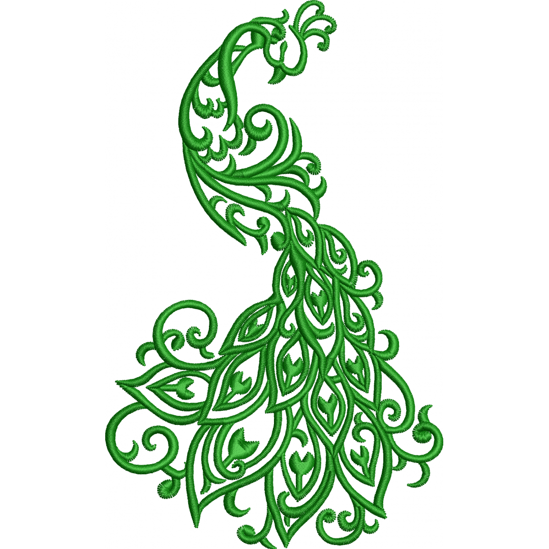 Calligraphy lettering arabic 6f peacock
