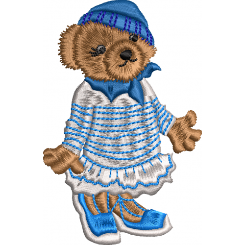 Character 16f teddy bear lady
