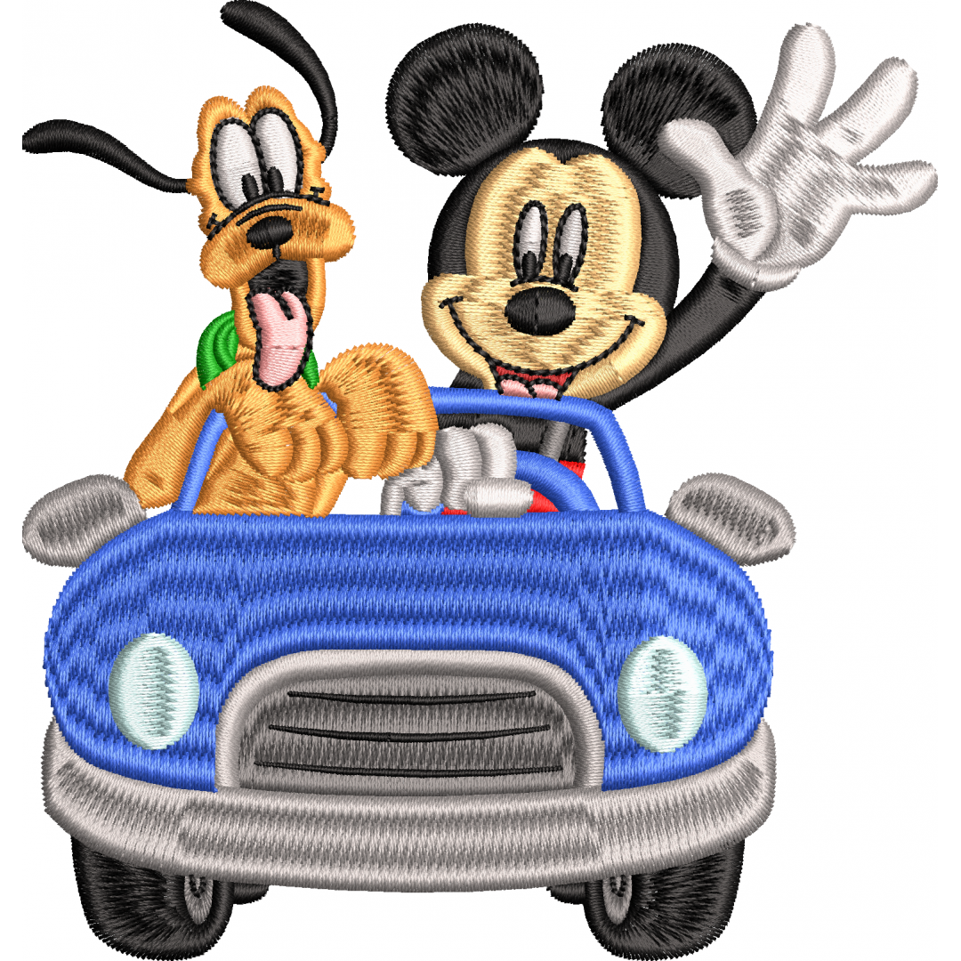 Character 39f mickey mouse and dog pluto