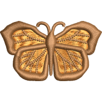 Butterfly embroidery design 40f