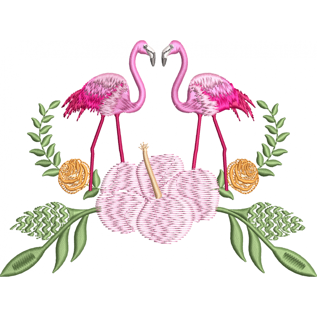 Swan embroidery design 5f