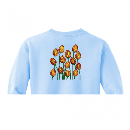 Tulip embroidery design 16f