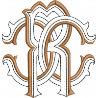 Roberto Cavalli (RCC) logo embroidery design