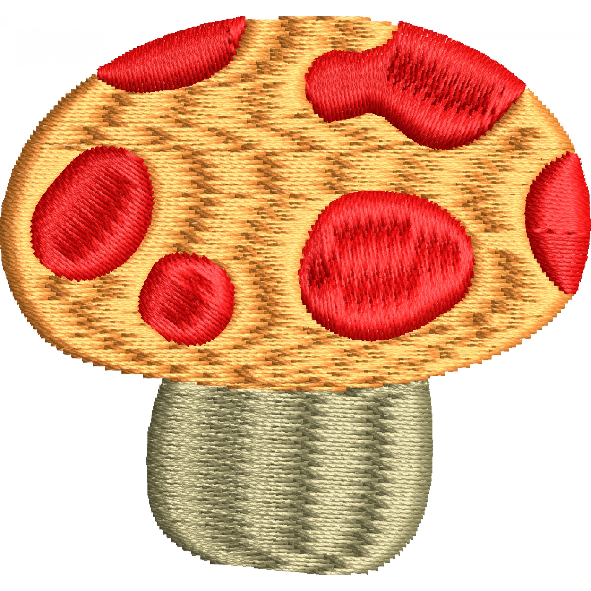 Mushroom embroidery design