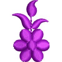Maraş flower embroidery design 65f