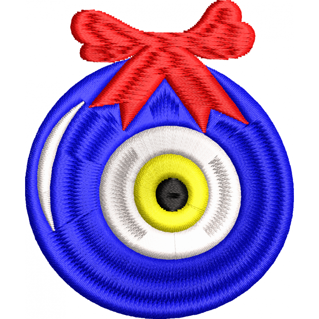 Evil eye bead 1f
