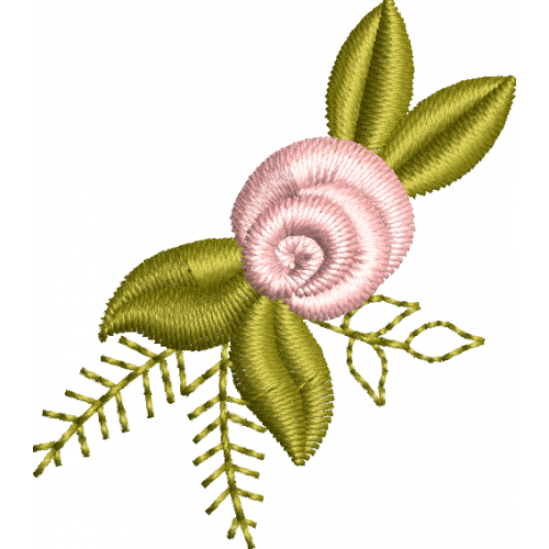 Piece flower embroidery design 20f