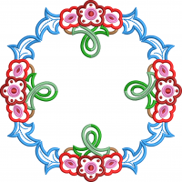 Napkin embroidery design