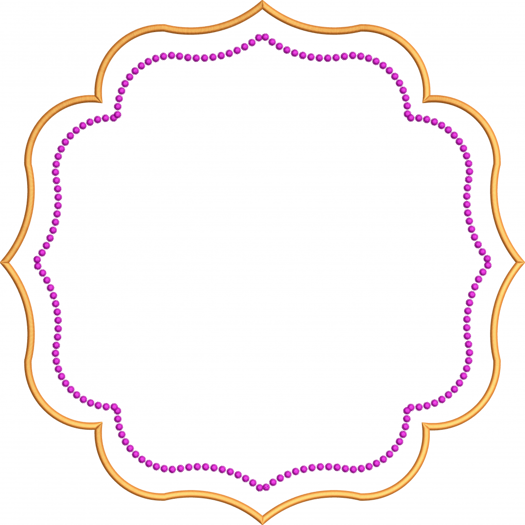 Napkin embroidery pattern