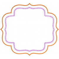 Napkin embroidery design