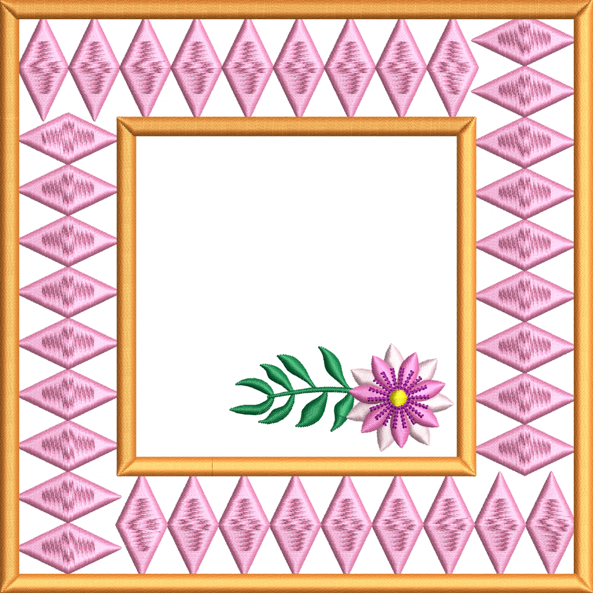 Napkin embroidery design 196f