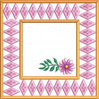 Napkin embroidery design 196f