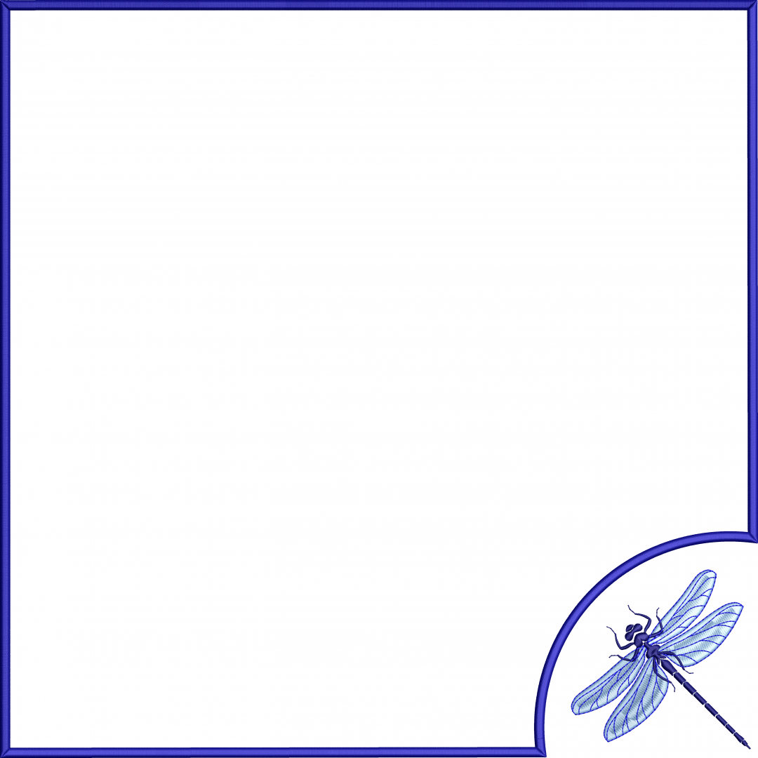 Napkin 57f with square dragonfly