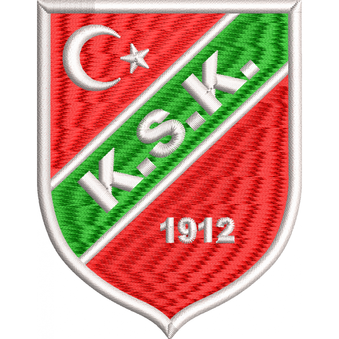 Karsiyaka sports club logo embroidery design