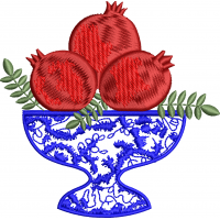 Vase 12f pomegranate bowl