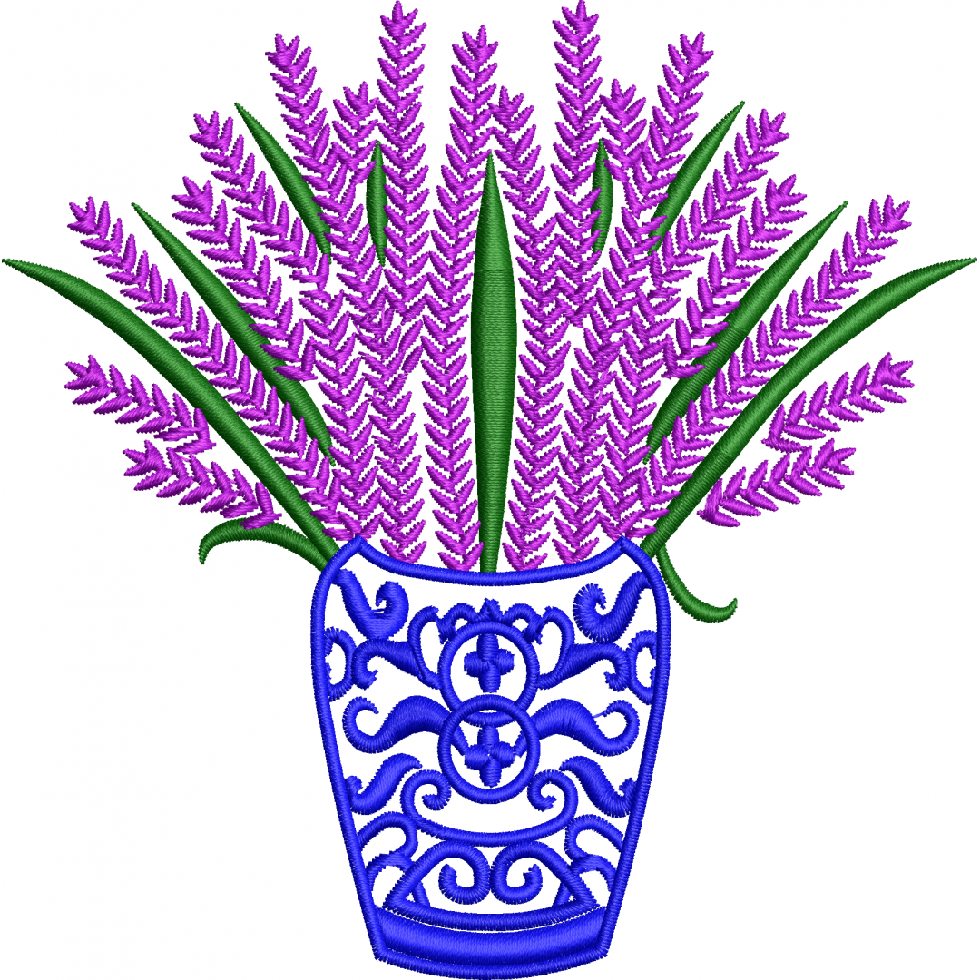 Vase 4f lavender