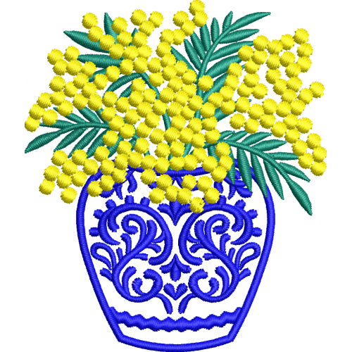 Vazo 79f sarı çiçek