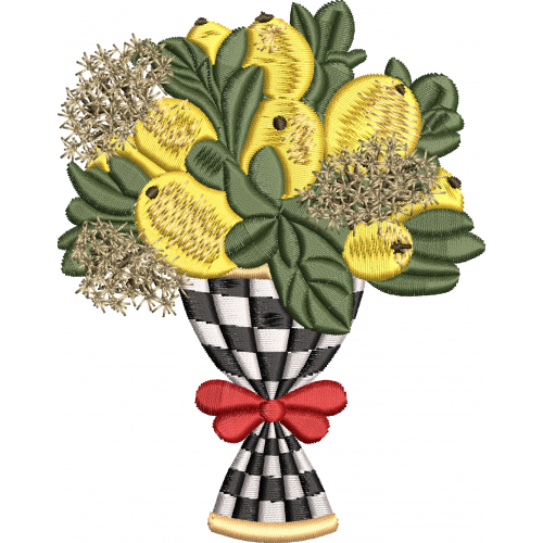 Vase 80f lemon