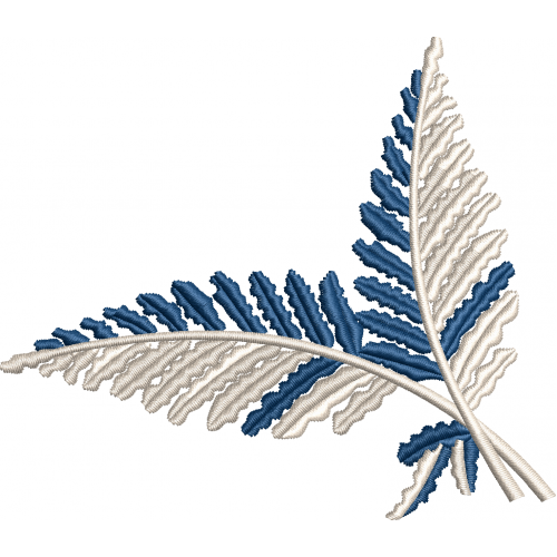 Leaf embroidery design 36f