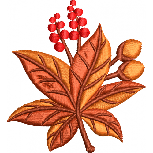 Leaf 3f red