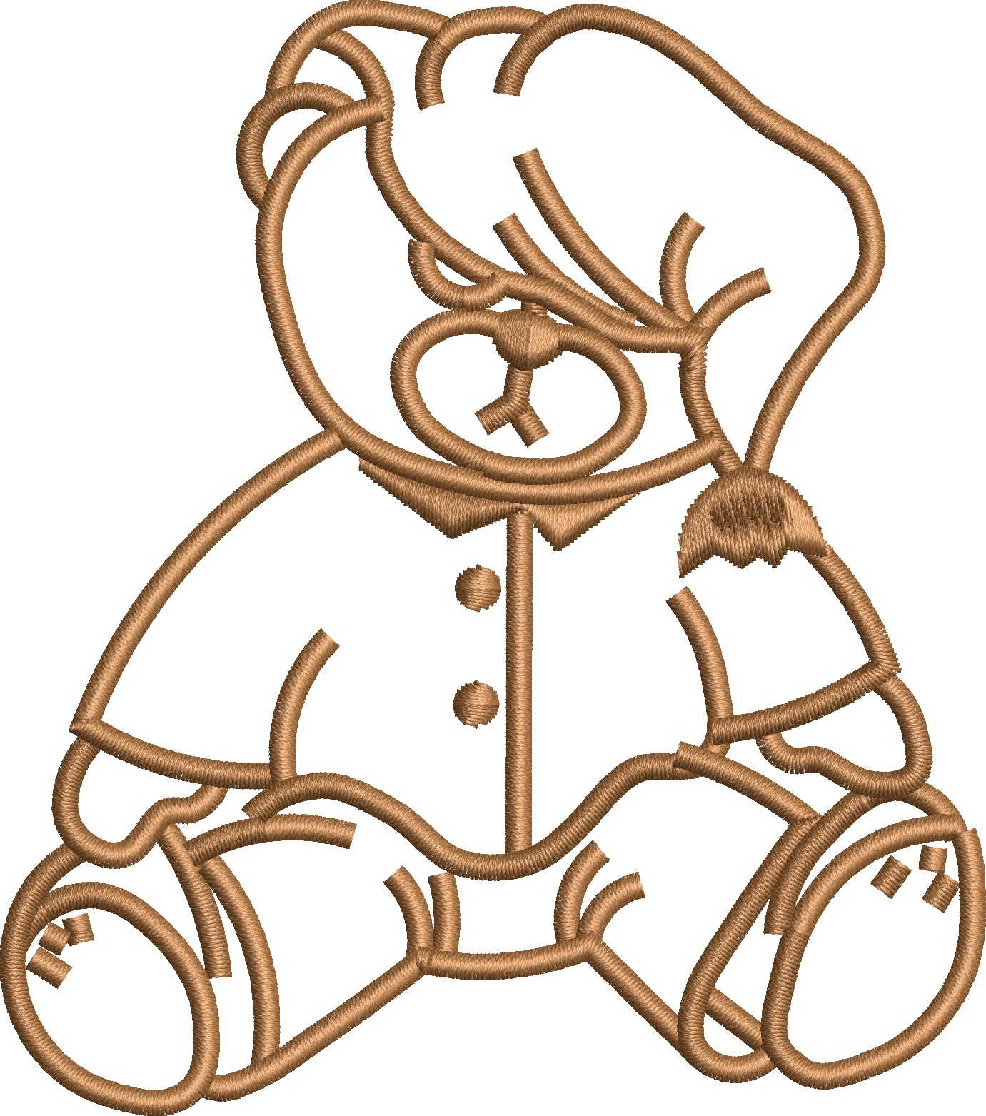 Bear is wearing a 9f hat