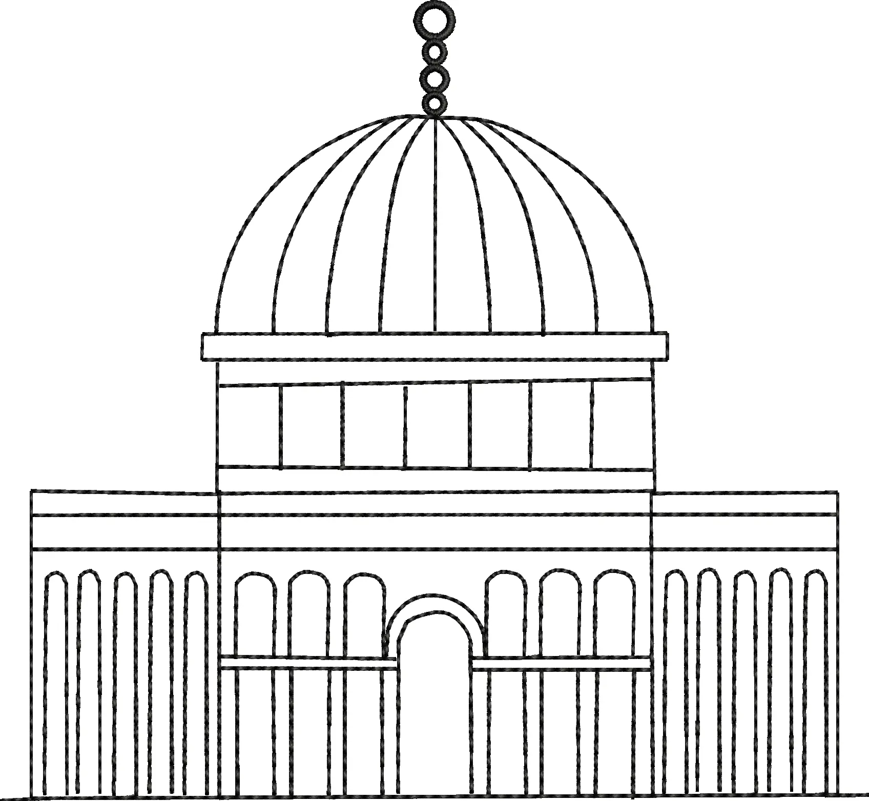Building 3f masjid aqsa plain seam