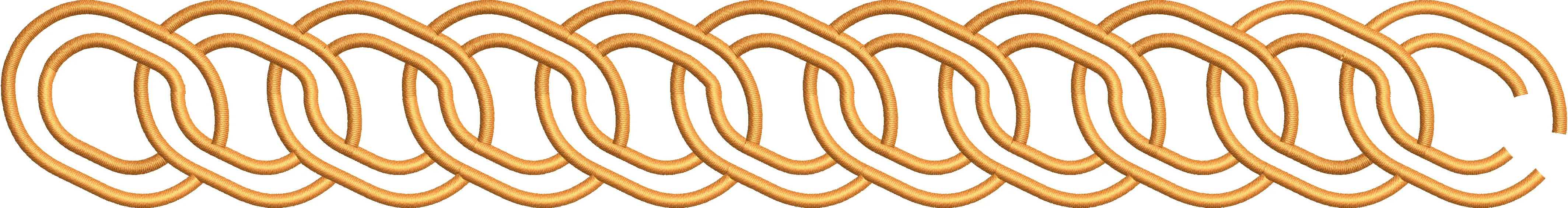 Border towel edge chain