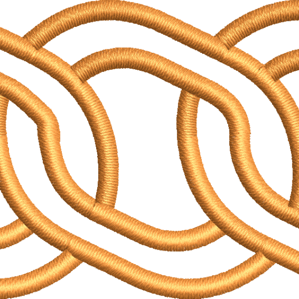 Border towel edge chain