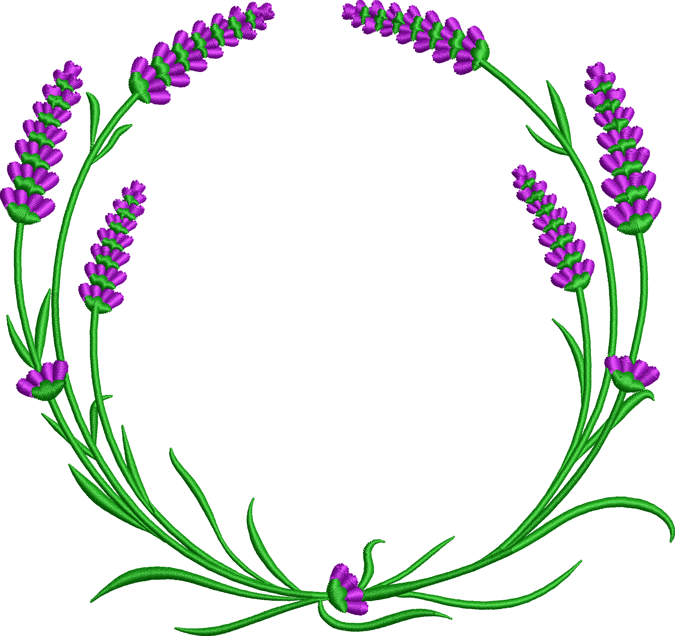 Wreath 105f lavender