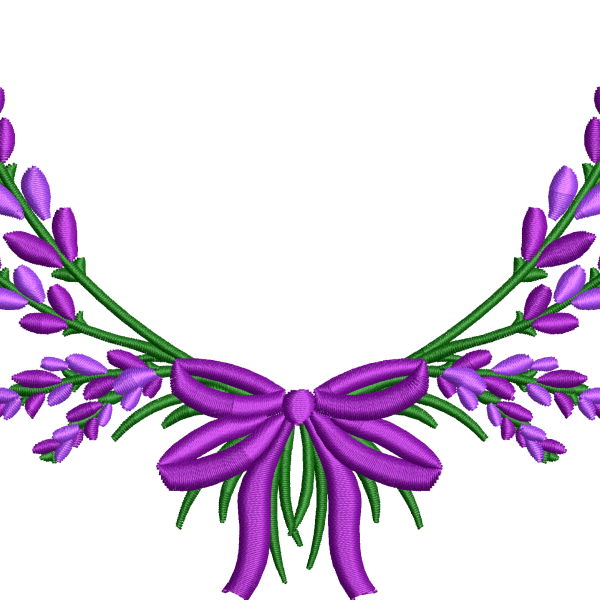 Wreath embroidery design 239f